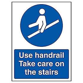 V Safety V Use Handräcke ta hand om trappan – 200 mm x 300 mm – självhäftande vinyl