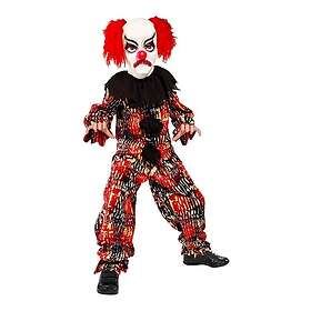 Smiffys Läskig Clown Barn Maskeraddräkt Medium