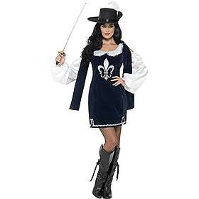 Smiffys Musketör Klänning Maskeraddräkt Small