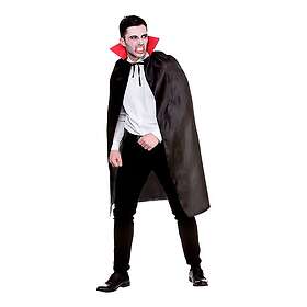 Wicked Costumes Vampyrcape Svart med Ståkrage One size
