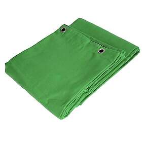 MGD Molton backdrop Green Screen med öglor 8x6 mtr.