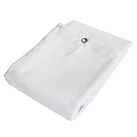 MGD Molton backdrop med öglor Vit 4x3 mtr.