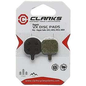 Clarks Hayes Mx2/sole Organic Disc Brake Pads Guld