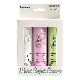 Linders Konfettikanoner Pastell 3-pack
