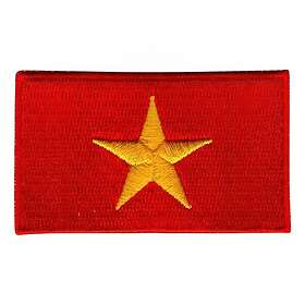 Märkbar.se Tygmärke Flagga Vietnam