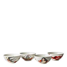 Pols Potten Tattoo Skålar 7 cm 4-pack