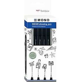 Tombow Fineliner MONO drawing set Fine (4)