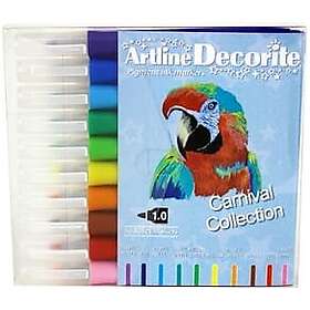 Artline Decorite Rund Carnival 10-pack