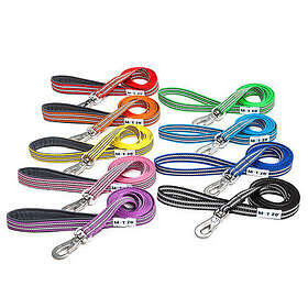 Metizo Koppel m Gummi, Reflex & Fodrat Handtag, Pistolhake Svart 20 mm x 180 cm