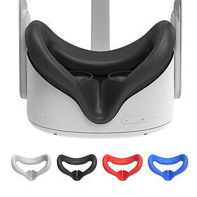 Skydd i silikon för Oculus Quest 2 ansiktsmask (face cover) (Färg: Blå)