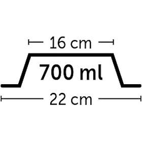 Aveo Slow down matskål 700ml