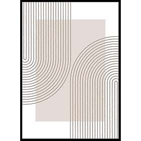 Gallerix Poster Abstract Lined No2 5561-21x30G