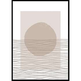 Gallerix Poster Abstract Lined No3 21x30 5560-21x30
