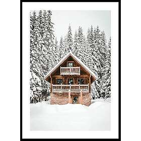 Gallerix Poster Cabin In Snow No4 30x40 4881-30x40