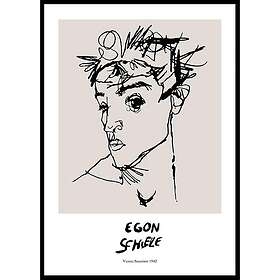 Gallerix Poster Egon Schiele Self Portrait 5289-30x40G