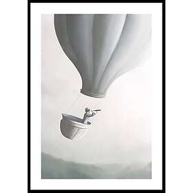 Gallerix Poster Flying With Hot Air Balloon 21x30 5212-21x30