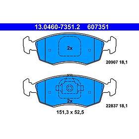 ATE Fiat Bromsbelaggssats skivbroms 13046073512