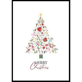 Gallerix Poster Merry Christmas Tree 21x30 4902-21x30