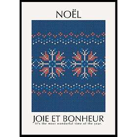 Gallerix Poster Noel Blue No2 30x40 4870-30x40