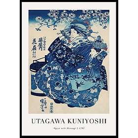 Gallerix Poster Ogiya Uchi Hanaogi By Utagawa Kuniyoshi 30x40 5557-30x40