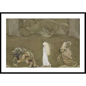 Gallerix Poster Prinsessan och Trollen av John Bauer 70x100 4824-70x100