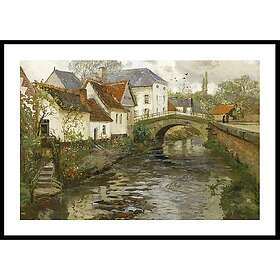 Gallerix Poster Small Town Near La Panne By Frits Thaulow 70x100 4916-70x100