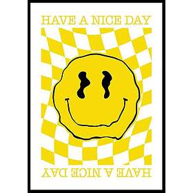 Gallerix Poster Smiley Yellow 30x40 5157-30x40