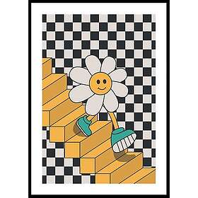 Gallerix Poster Smiley Flower Down The Stairs 70x100 5153-70x100