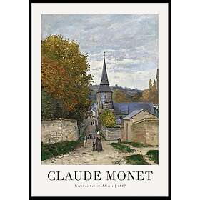 Gallerix Poster Street In Sainte-Adresse 1867 By Claude Monet 21x30 5521-21x30