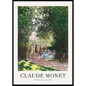 Gallerix Poster The Parc Monceau 1878 By Claude Monet 5530-21x30G