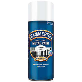 Hammerite Slätlack 400ML Spray Vit