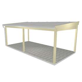 Landskap Uterumsstomme Skimra Robust Skimmra B 6345 x D 3230mm med Mittstolpe 60851963