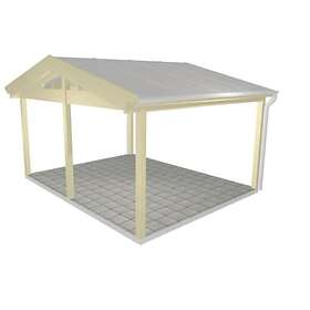 Landskap Uterumsstomme Glimma B 4553 x D 3657mm med Mittstolpe 60849608