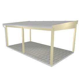 Landskap Uterumsstomme Skimra Robust Skimmra B 5645 x D 3230mm med Mittstolpe 60851948