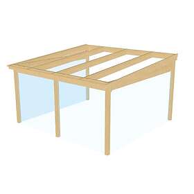 Landskap Uterumsstomme Skimra Robust B 4445 x D 4130mm Mittspolpe 601066793