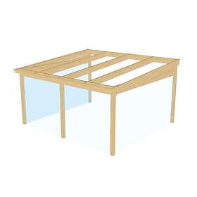 Landskap Uterumsstomme Skimra Robust B 4645 x D 4130mm Mittspolpe 601066798