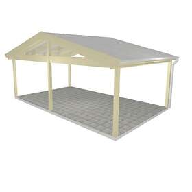 Landskap Uterumsstomme Glimma B 6599 x D 3980mm med Mittstolpe 60849635