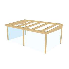 Landskap Uterumsstomme Skimra B 6399 x D 3657mm Mittspolpe 601066757