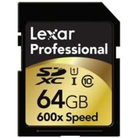Lexar Professional SDXC Class 10 UHS-I U1 600x 64GB