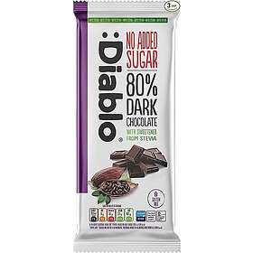 Diablo Stevia Dark Chocolate 80% 75g
