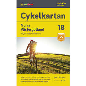 : Cykelkartan Blad 18 Norra Västergötland 2023-2025