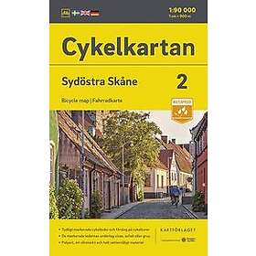 : Cykelkartan Blad 2 Sydöstra Skåne 2023-2025
