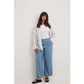 NA-KD Loose Mid Waist Soft Jeans (Dam)