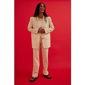 NA-KD Classic d High Waist Suit Pants (Dam)