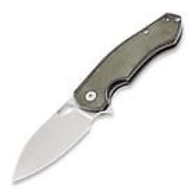 ACE GiantMouse Biblio Ti, Green Micarta Lamnia Exclusive GMS041