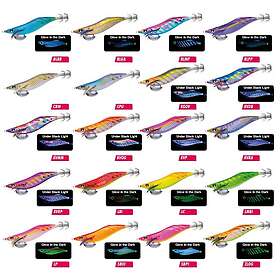 YO-ZURI Aurie-q Longcast Egi 3,5 Squid Jig 22g Flerfärgad