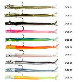 Seika Eel Attack Set Soft Lure 125 Mm 15+3g Flerfärgad