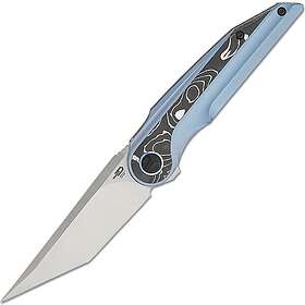 Bestech Blind Fury, Blue Titanium/Silver CF, SW/Satin BTKBT2303A