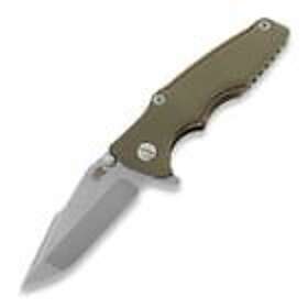 Hinderer Eklipse 3,0" Harpoon Spanto Tri-Way Stonewash Bronze OD Green G10 RHK904
