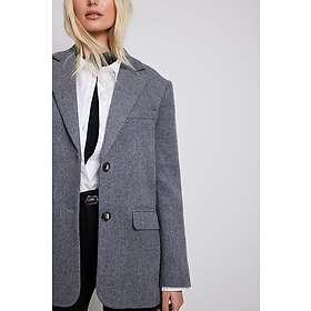 NA-KD Oversized blazer i ull (Dame)